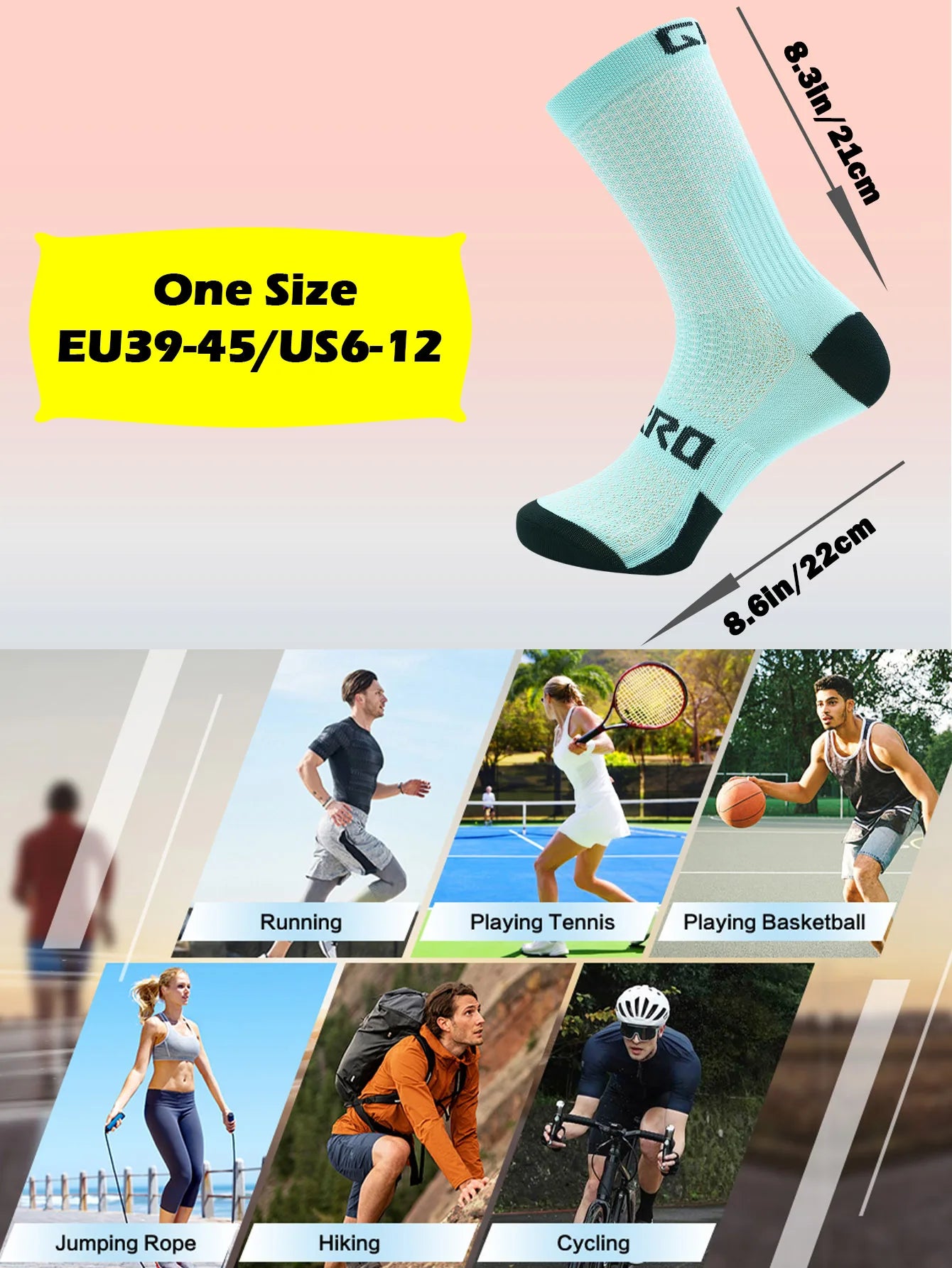 Power Step Performance Gym Socks